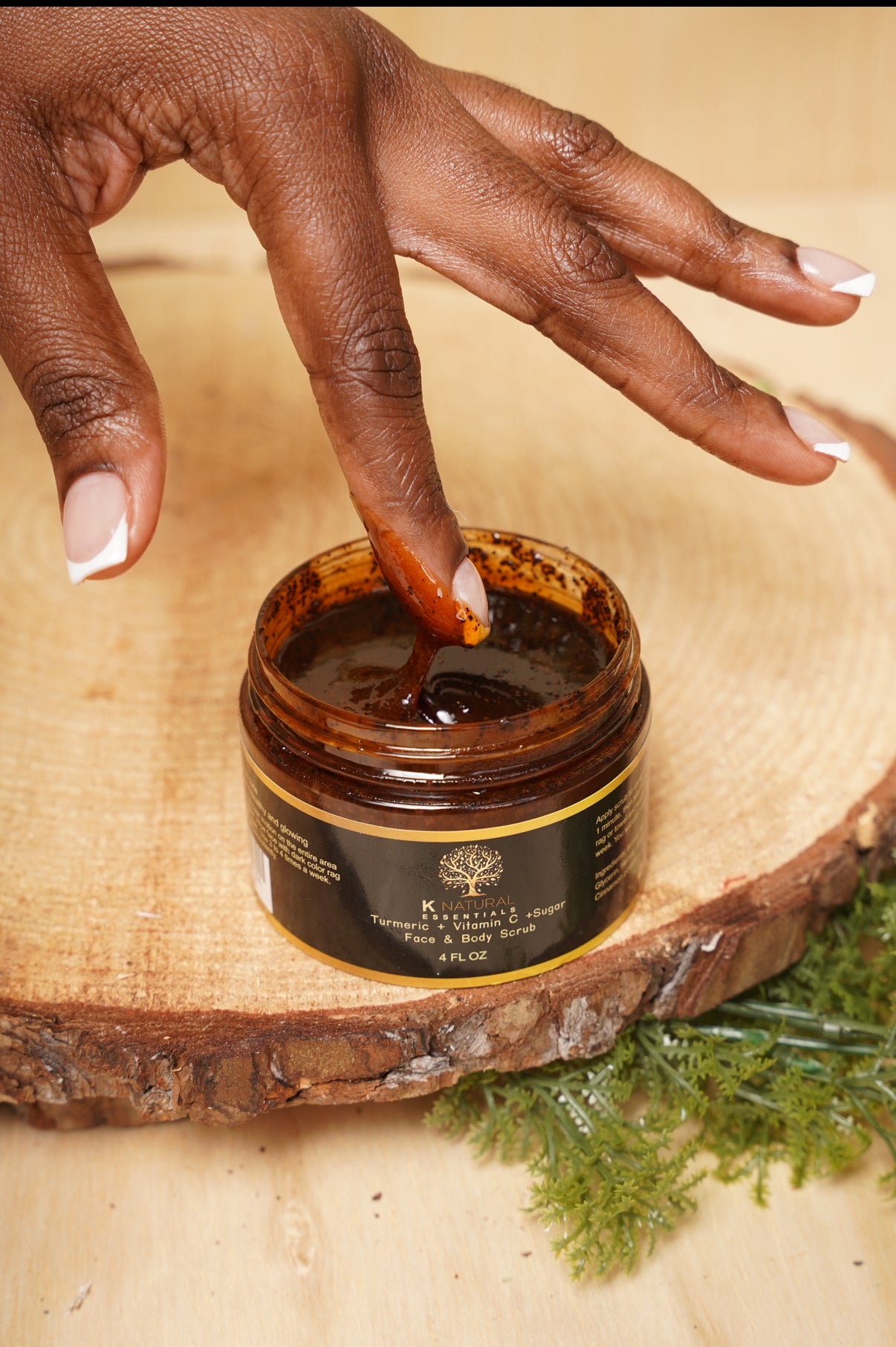 Turmeric Vitamin C Sugar Face Scrub 4oz